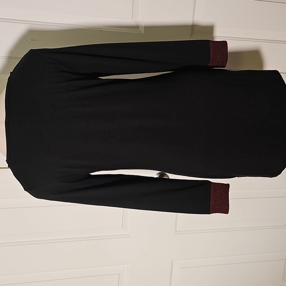 Simple Art By DOLCEZZA. Tunic Mini Dress. Size Small. Long Sleeve Cowl Neck. - Picture 6 of 9